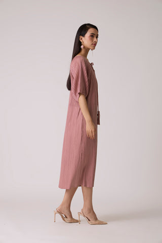 Alison Dress - Onion Pink