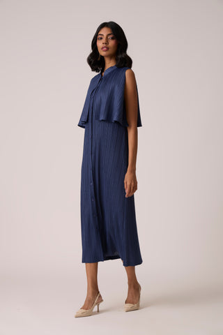 Lea Dress - Slate Blue