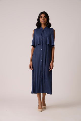 Lea Dress - Slate Blue