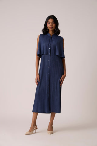 Lea Dress - Slate Blue