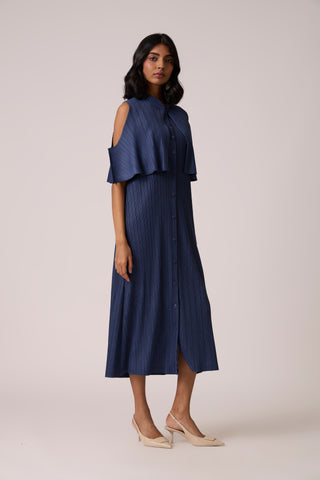 Lea Dress - Slate Blue