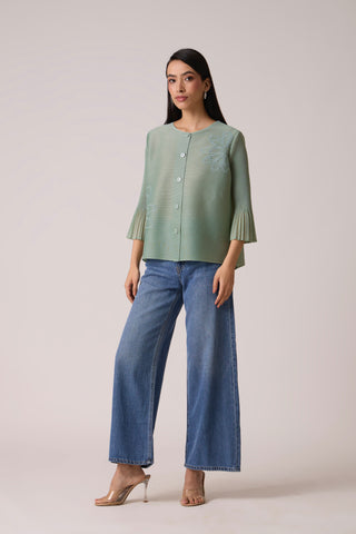 Zoela Top - Sage Mint