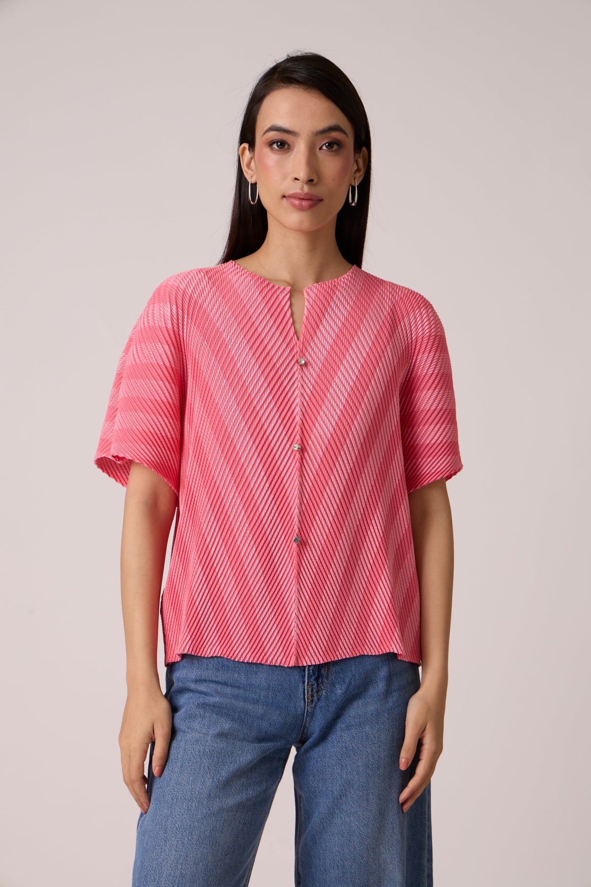 Evie Top - Sorbet Pink