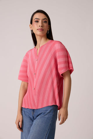 Evie Top - Sorbet Pink