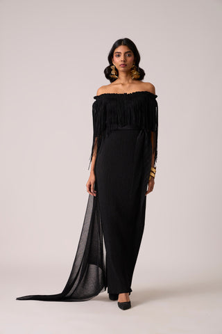 Leoni Maxi Dress - Black