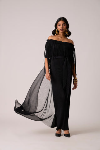 Leoni Maxi Dress - Black