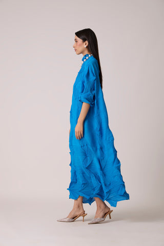 Mona Midi Dress - Bright Azure