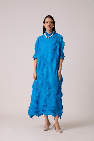 Mona Midi Dress - Bright Azure