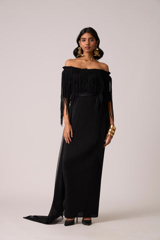 Leoni Maxi Dress - Black