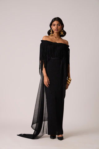 Leoni Maxi Dress - Black