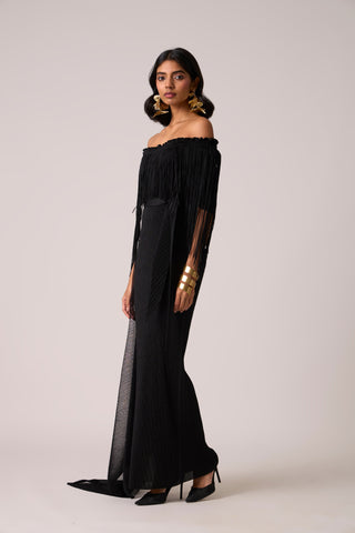 Leoni Maxi Dress - Black