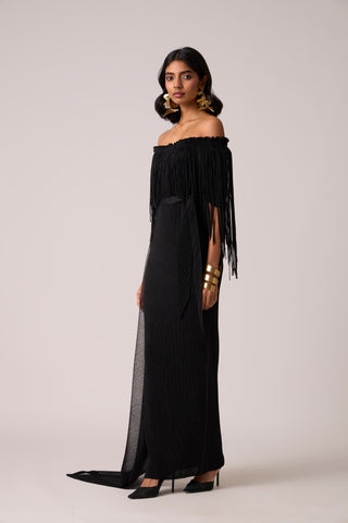 Leoni Maxi Dress - Black