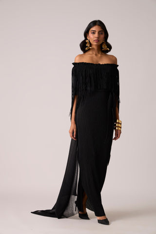 Leoni Maxi Dress - Black