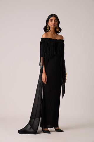 Leoni Maxi Dress - Black