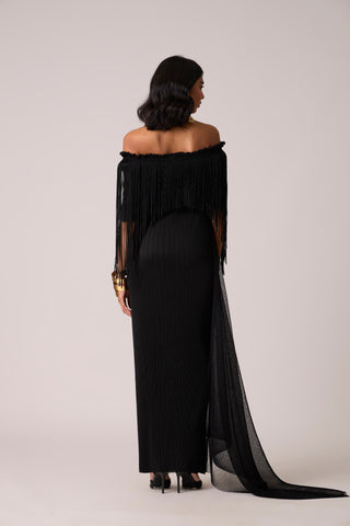 Leoni Maxi Dress - Black