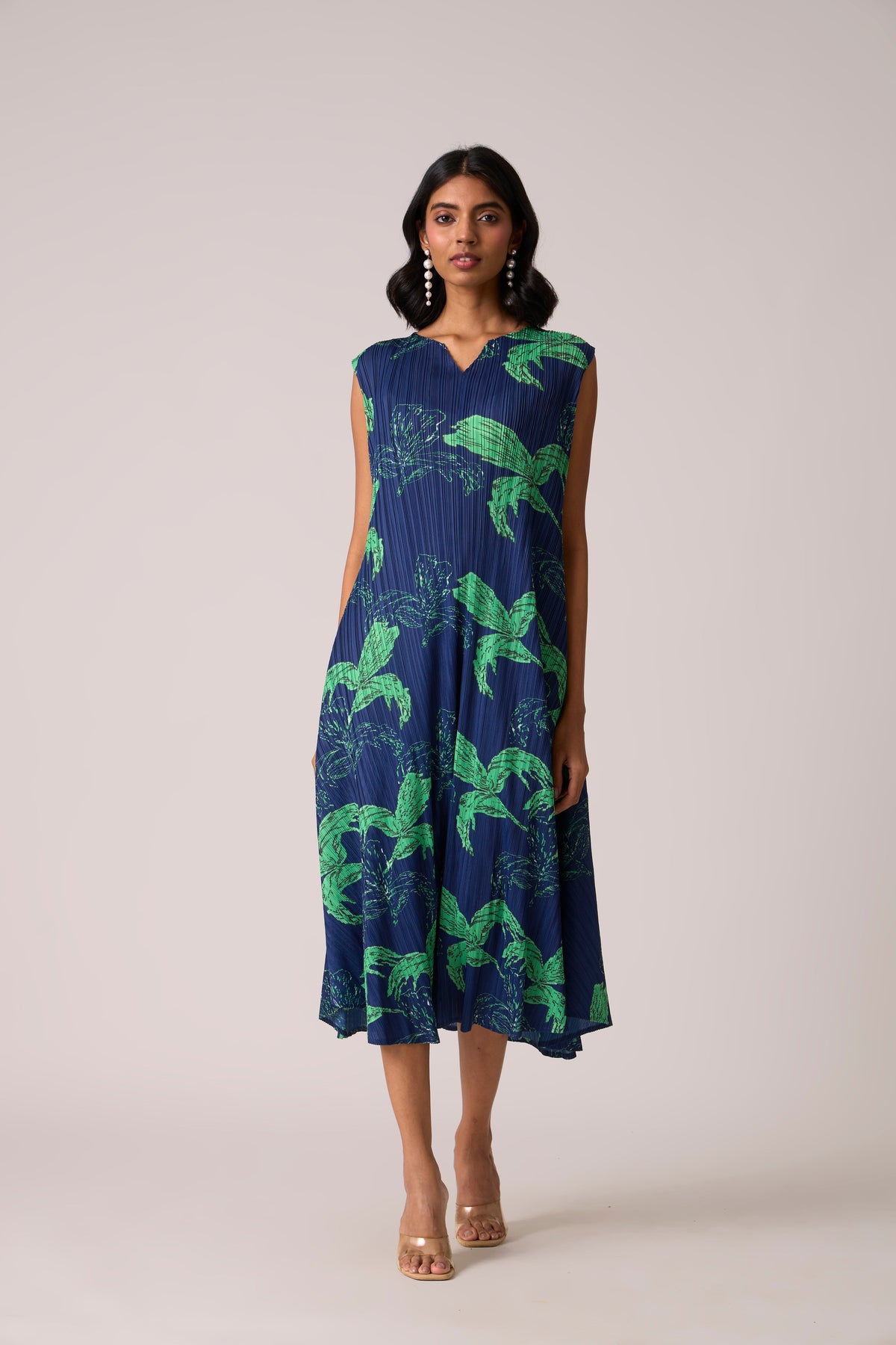 Abril Dress - Indigo Blue