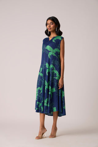 Abril Dress - Indigo Blue