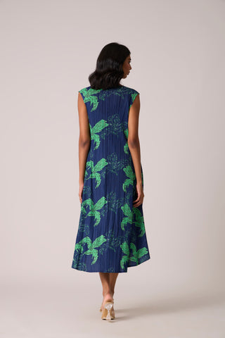 Abril Dress - Indigo Blue