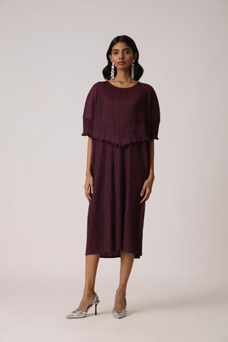 Lisette Dress - Wine
