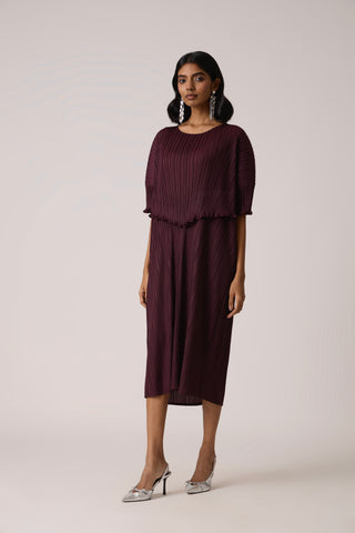 Lisette Dress - Wine