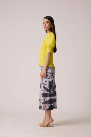 Delphine Top - Lemon Yellow