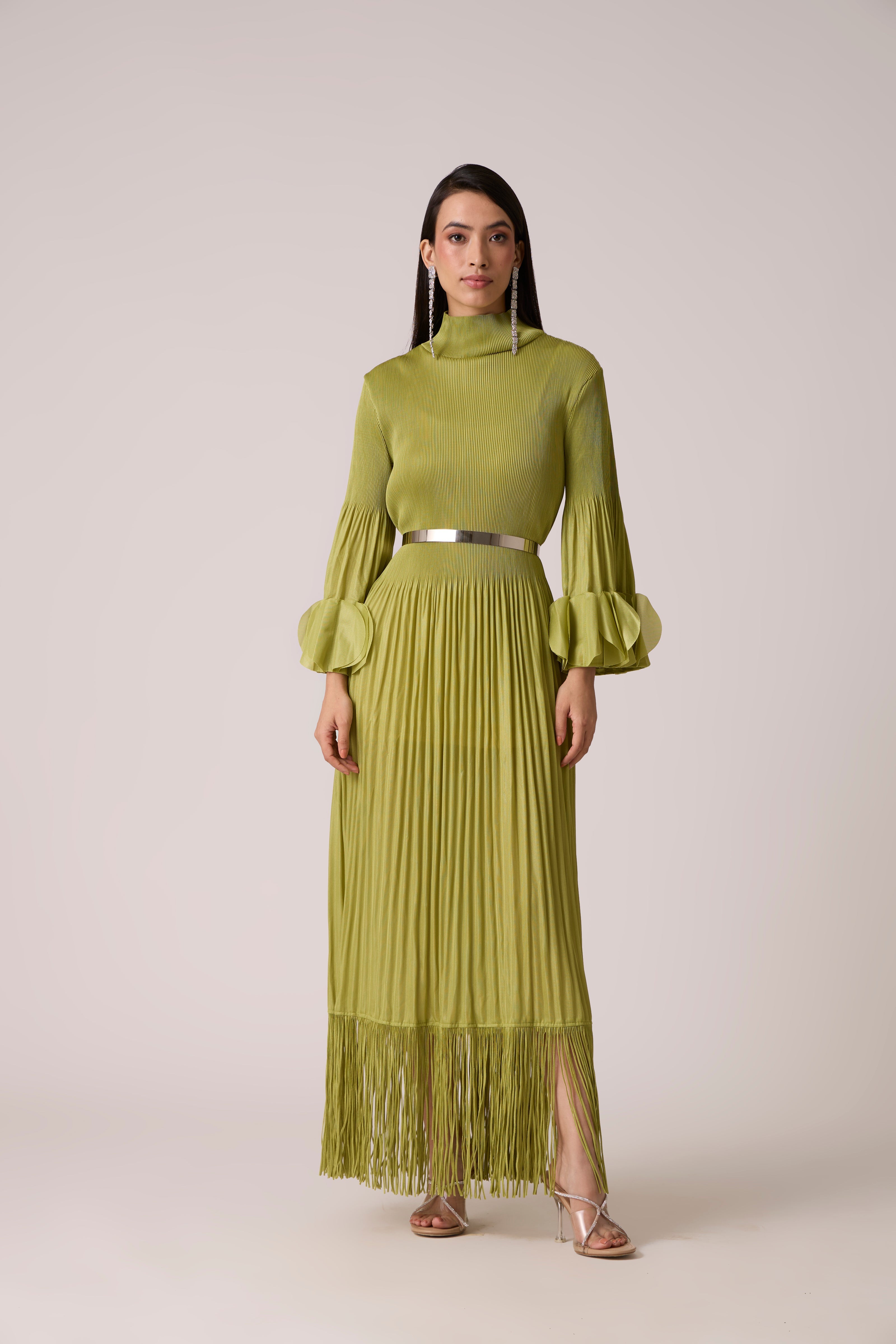 Ariane Fringe Maxi Dress