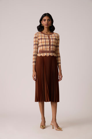 Elanor Dress - Brown