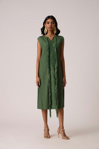 Tessa Dress - Pine Green