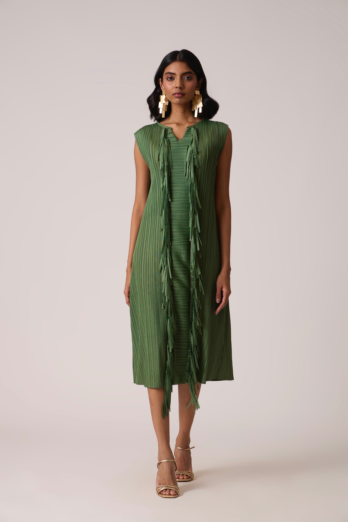 Tessa Dress - Pine Green