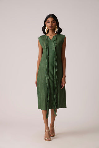 Tessa Dress - Pine Green