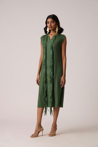 Tessa Dress - Pine Green