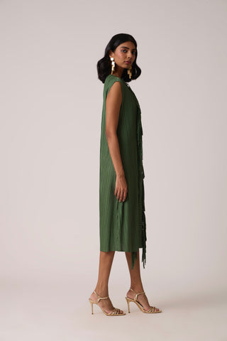 Tessa Dress - Pine Green