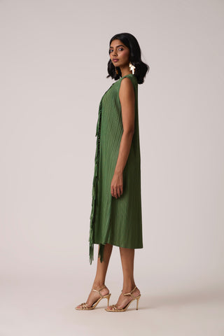Tessa Dress - Pine Green