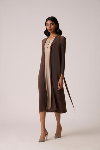 Nylah Dress - Dark Taupe