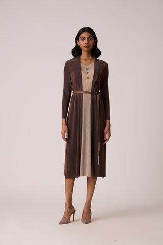 Nylah Dress - Dark Taupe