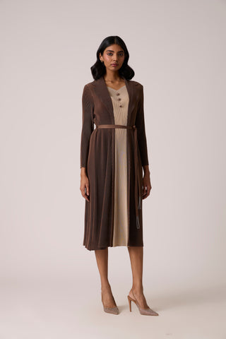Nylah Dress - Dark Taupe