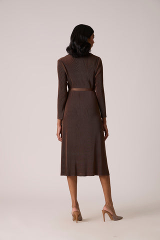 Nylah Dress - Dark Taupe
