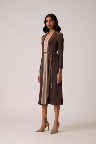 Nylah Dress - Dark Taupe
