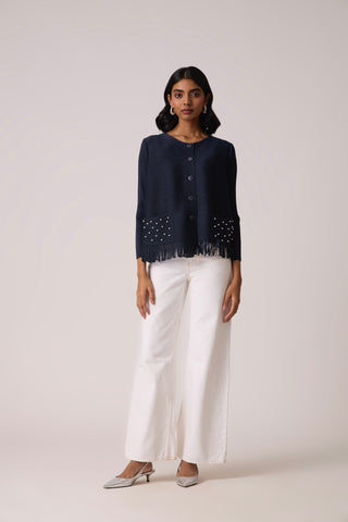 Tiara Top - Navy