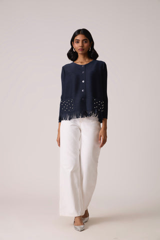 Tiara Top - Navy