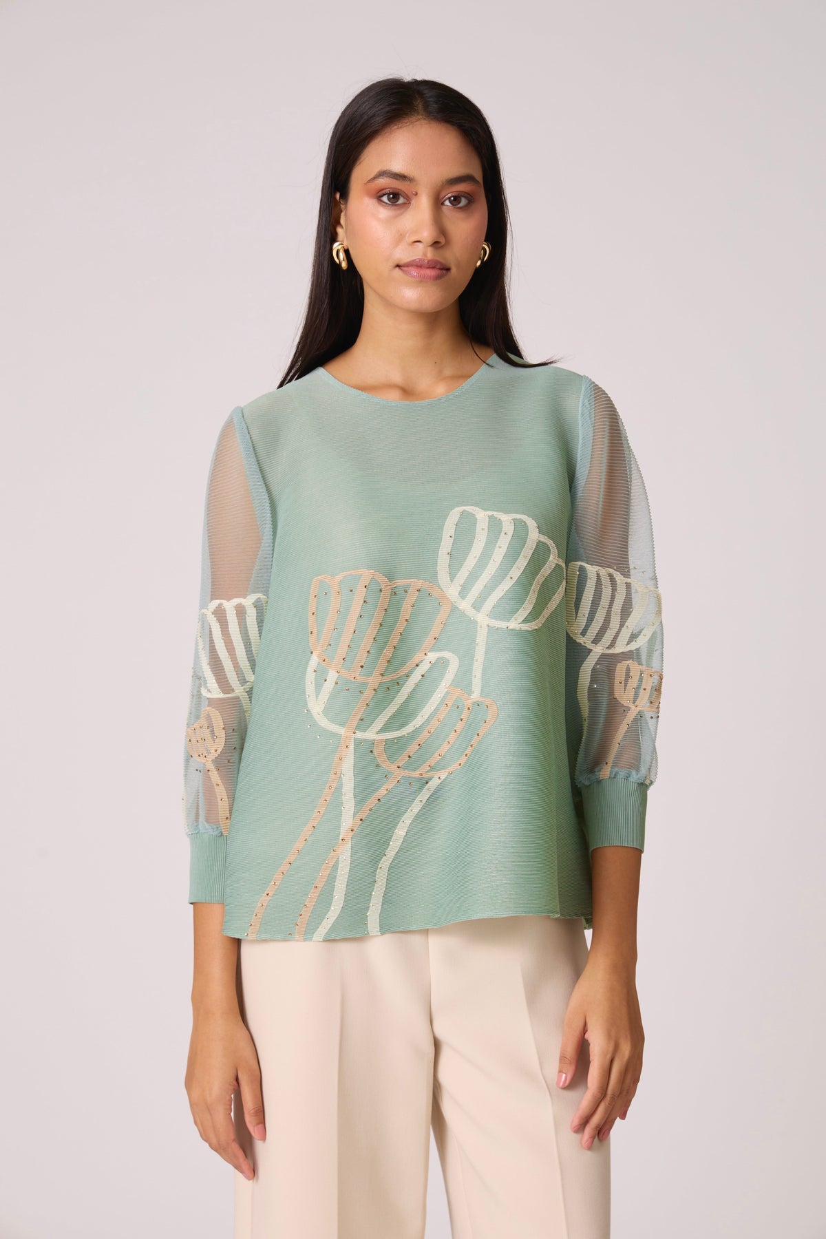 Nia Top - Sage Mint