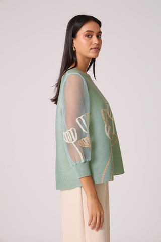 Nia Top - Sage Mint