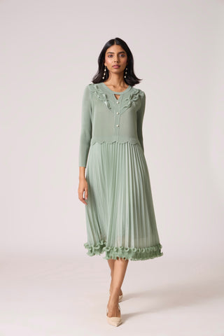 Xenia Dress - Mint Green