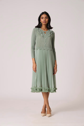 Xenia Dress - Mint Green