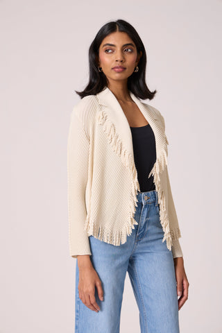 Emilia Fringe Overlay - Ivory