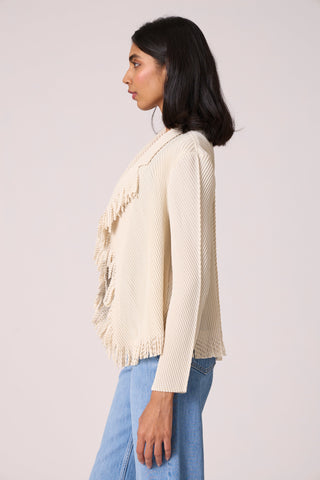 Emilia Fringe Overlay - Ivory