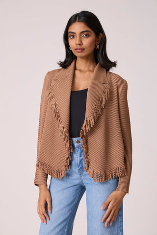 Emilia Fringe Overlay - Mocha
