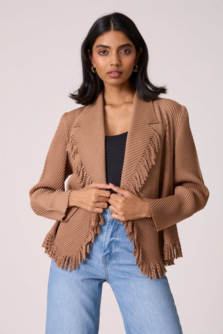 Emilia Fringe Overlay - Mocha