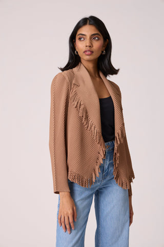 Emilia Fringe Overlay - Mocha