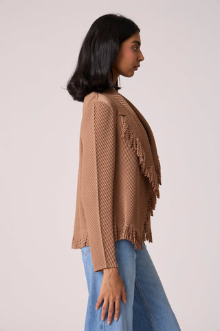 Emilia Fringe Overlay - Mocha